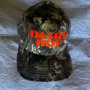 Dairy Boy Camo trucker hat